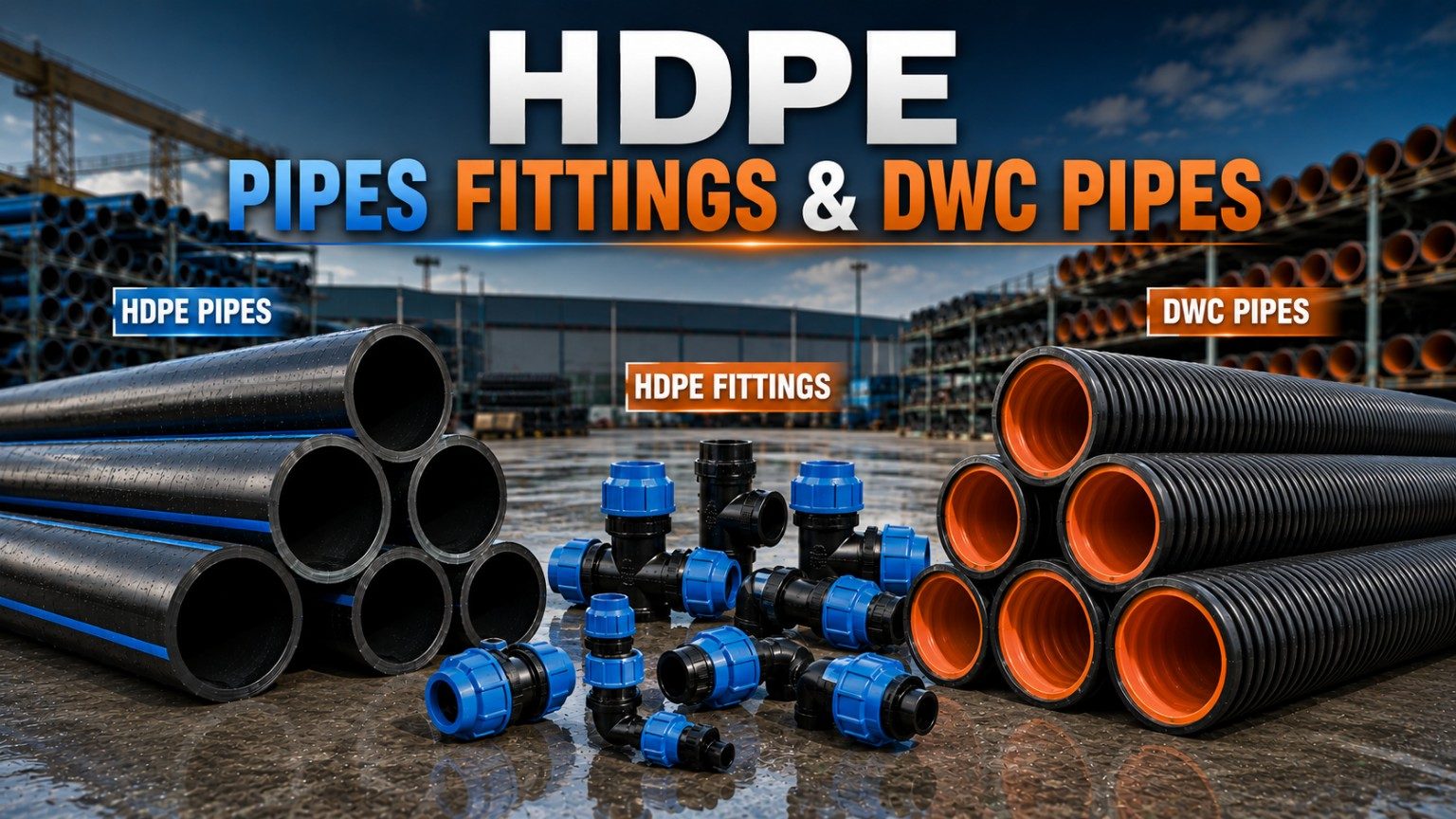 HDPE / DWC Pipes & Fittings